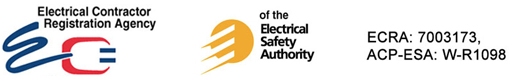 electrical contractor registration agency of the electrical safety authority Logos
